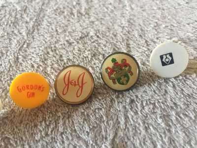 GOLF BALL MARKERS VARIOUS