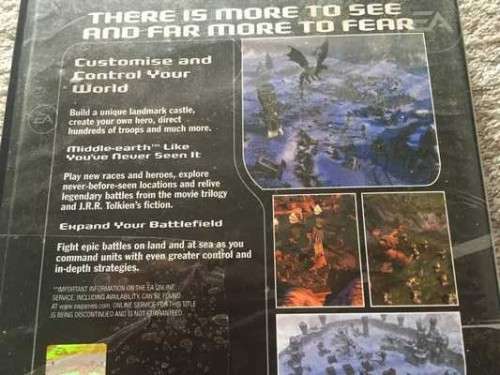 PC - DVD  LORD OF THE RINGS: THE BATTLE FOR MIDDLE-EARTH (BOOKLET AND SERIAL KEY INCL)