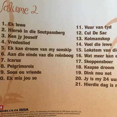 CD - ANNELI VAN ROOYEN: NEEM MY SAAM 25 JAAR SE MUSIEK 1980 - 2005 VOLUME 2