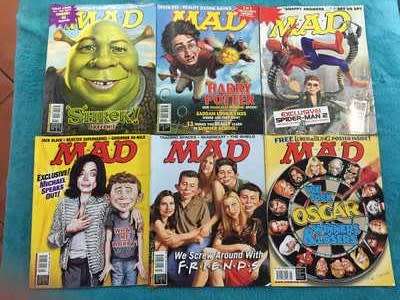 MAD MAGAZINE 2004 #394-399 (6 MAGAZINES)