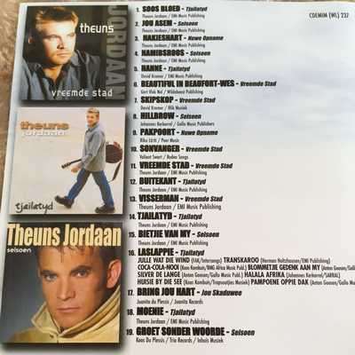 CD - THEUNS JORDAAN: GROOTSTE TREFFERS 2000-2007
