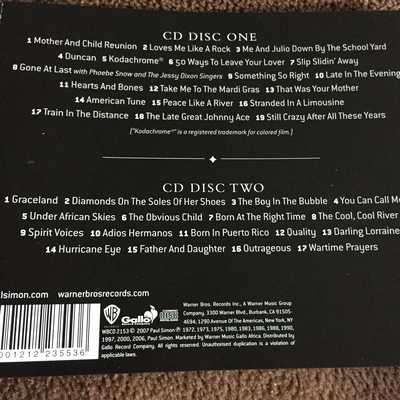 CD - THE ESSENTIAL : PAUL SIMON (2 CD'S)