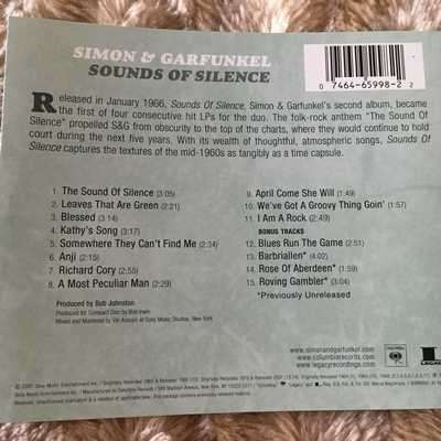 CD - SIMON & GARFUNKEL: SOUNDS OF SILENCE