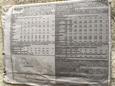 PATTERN MCCALL'S M4450 EVENING ELEGANCE - SHRUG/DRESS (SIZE 12-14-16-18)