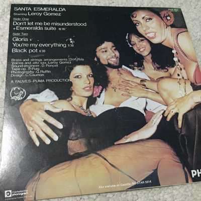 LP VINYL - SANTA ESMERALDA: DON'T LET ME BE MISUNDERSTOOD
