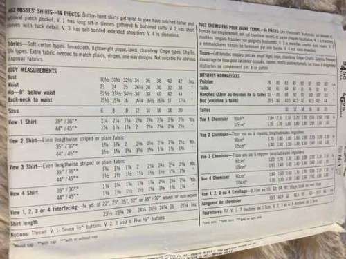 PATTERN SIMPLICITY 7662 (UNUSED) - BLOUSE (SIZE 10)