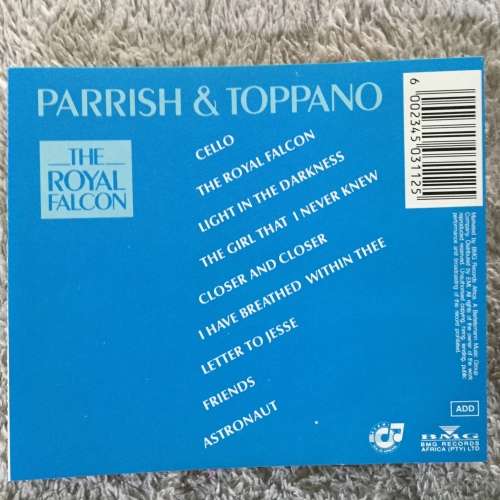 CD - PARRISH & TOPPANO: THE ROYAL FALCON