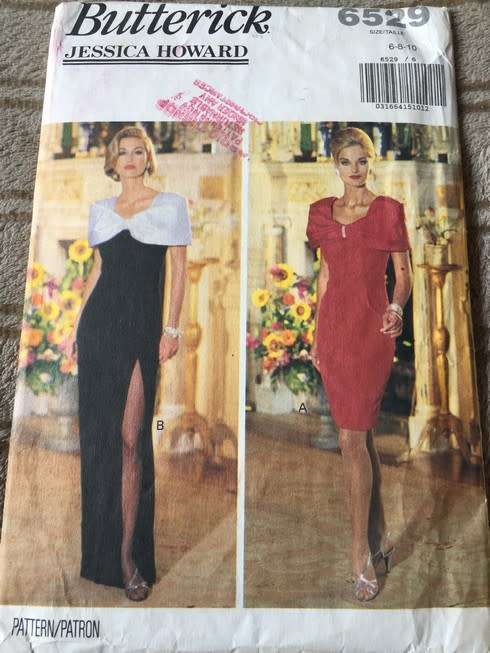 PATTERN BUTTERICK 6529 (JESSICA HOWARD) - DRESS (SIZE 6-8-10)