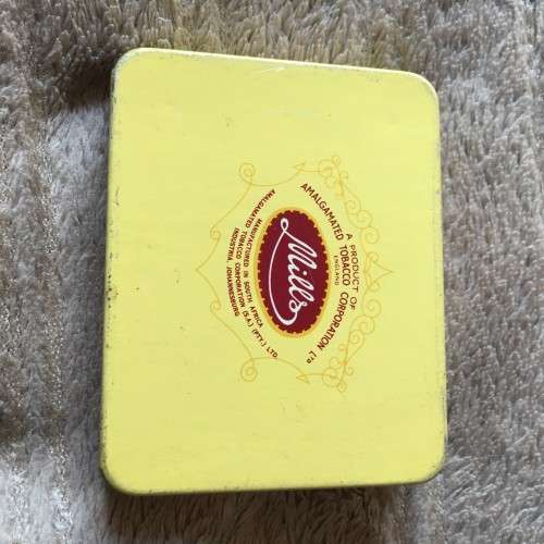 TIN - MILLS SPECIAL CIGARETTE TIN SOME WITH THE WRAPPERS INSIDE