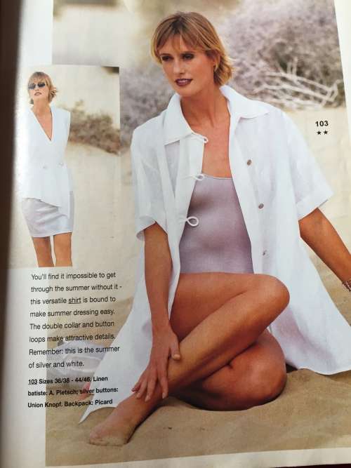 BURDA (A WORLD OF FASHION): FEBRUARY 1996 DARE TO BARE YOUR BACK DRESSES