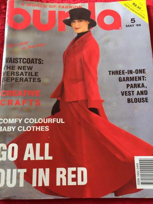 BURDA (A WORLD OF FASHION): MAY 1995 3-IN-ONE GARMENT PARKA, VEST AND BLOUSE