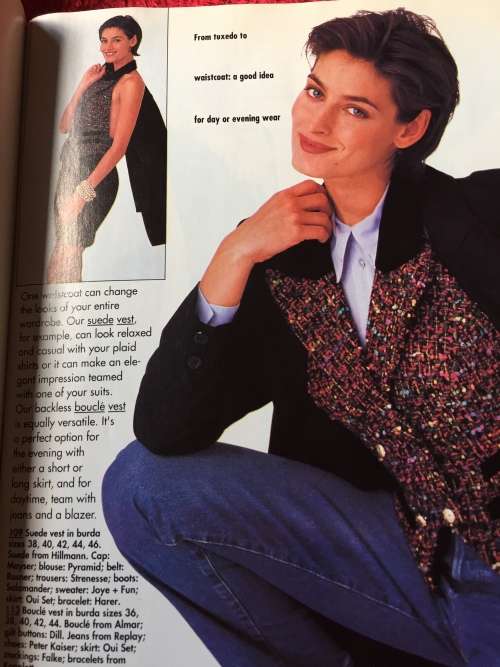 BURDA (A WORLD OF FASHION): MAY 1995 3-IN-ONE GARMENT PARKA, VEST AND BLOUSE