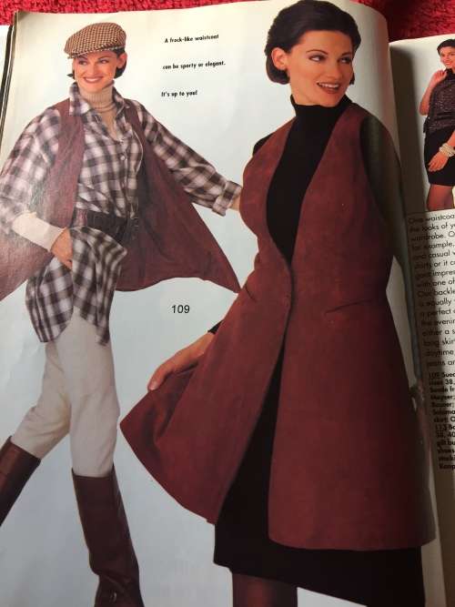 BURDA (A WORLD OF FASHION): MAY 1995 3-IN-ONE GARMENT PARKA, VEST AND BLOUSE