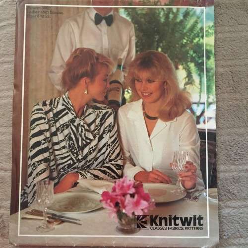 PATTERN KNITWIT 3600 (UNUSED)  - LADIES SHIRT BLOUSE (SIZE 6-22)