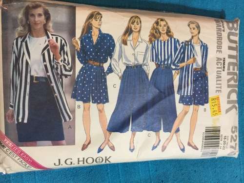 PATTERN BUTTERICK 5270 (UNCUT) - WARDROBE ACTUALITE (SIZE 18-20-22)