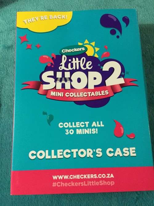 CHECKERS LITTLE SHOP 2 COMPLETE SET OF 30 PLUS CARRY CASE