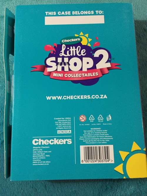 CHECKERS LITTLE SHOP 2 COMPLETE SET OF 30 PLUS CARRY CASE