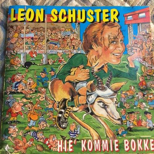 CD - LEON SCHUSTER: HIE` KOMMIE BOKKE! (AUTOGRAPHED BY LEON SCHUSTER)