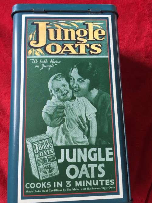 1 JUNGLE OATS TIN (21CM)