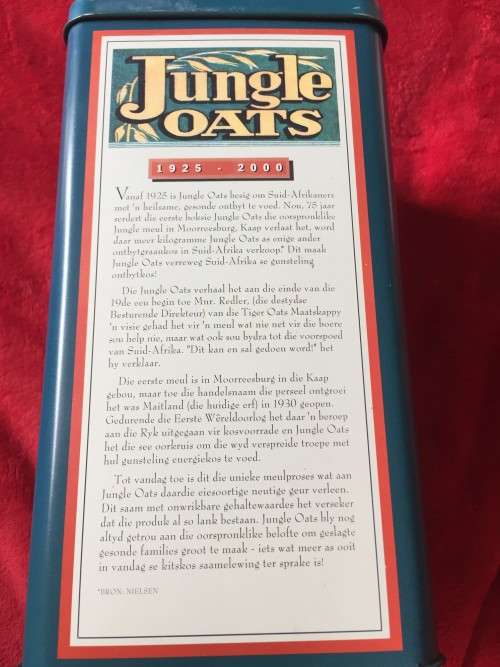 1 JUNGLE OATS TIN (21CM)