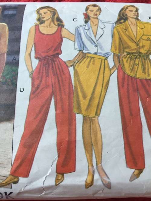 PATTERN BUTTERICK 5323 (JG HOOK) - SHIRT, TOP, SKIRT and PANTS (SIZE 18-20-22)