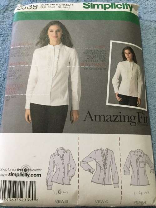 PATTERN SIMPLICITY 2339 (CLEAN) - SHIRTS (SIZE 6-14)