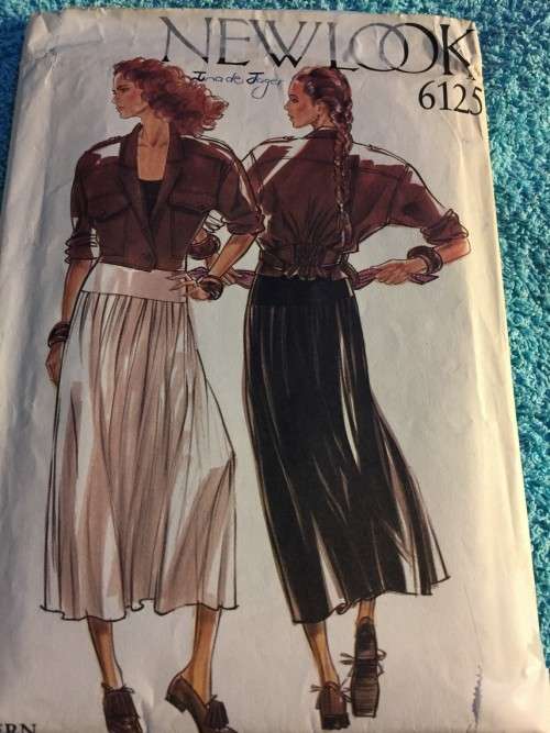 PATTERN NEW LOOK 6125 (UNUSED) - JACKET and SKIRT (SIZE 8-18)