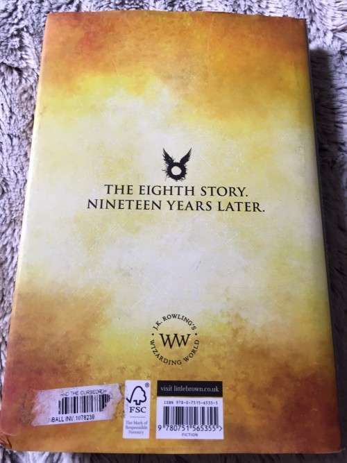 BOOK (HARDCOVER) : HARRY POTTER AND THE CURSED CHILD PARTS ONE AND TWO