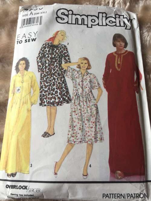 PATTERN SIMPLICITY 7030*1990 - CAFTAN (SIZE SM-XXL) BIG SIZE