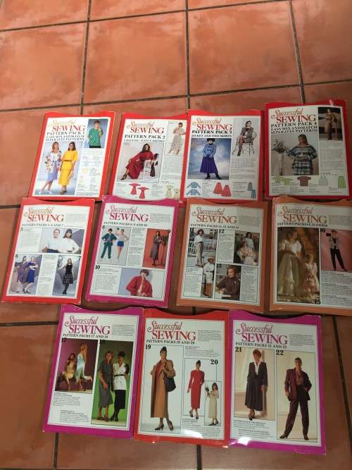 PATTERN JOBLOT SUCCESSFUL SEWING (22 PATTERNS) AS PER PICS