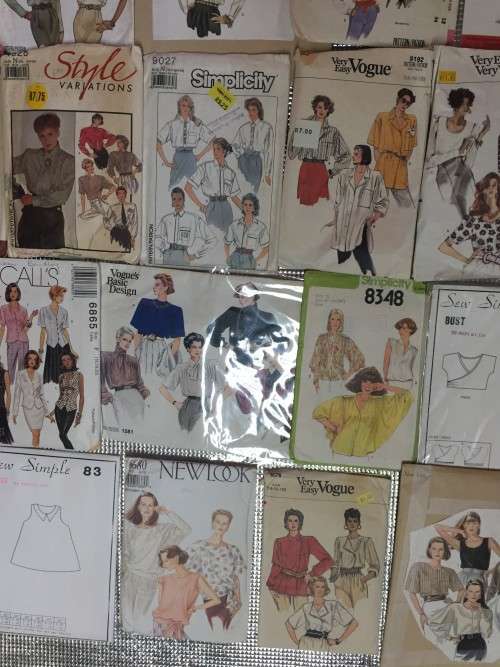 PATTERN JOBLOT: E (8/2/21) FEMALE BLOUSES and TOPS -  30 PATTERNS UNCHECKED (SOME PRECIOUS GEMS)