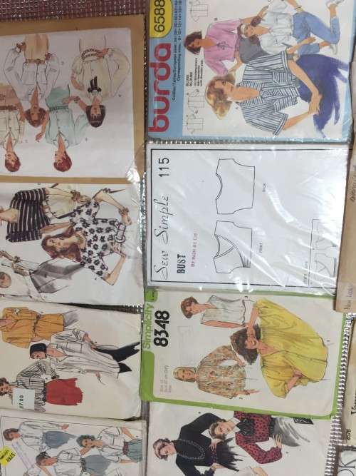 PATTERN JOBLOT: E (8/2/21) FEMALE BLOUSES and TOPS -  30 PATTERNS UNCHECKED (SOME PRECIOUS GEMS)