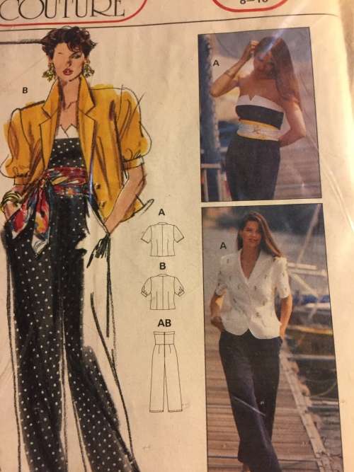 PATTERN BURDA 5125 - JACKET and JUMPSUIT (SIZE 34-42)