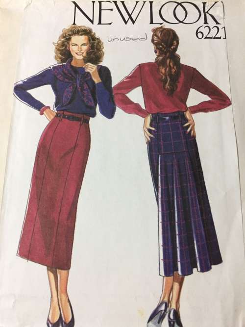 PATTERN NEW LOOK 6221 (UNUSED) - BEAUTIFUL SKIRT (SIZE 8-18)