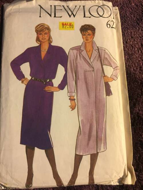 PATTERN NEW LOOK 6229 (UNUSED) - DRESS (SIZE 18-26) BIG SIZE