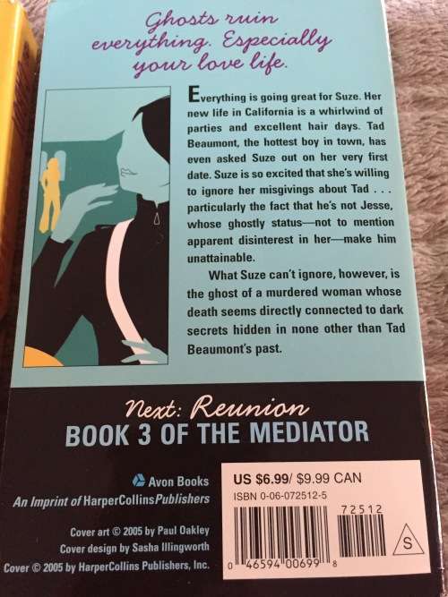 4 X BOOKS (SOFTCOVER) - THE MEDIATOR : TWILIGHT//NINTH KEY//REUNION//DARKEST HOUR: MEG CABOT