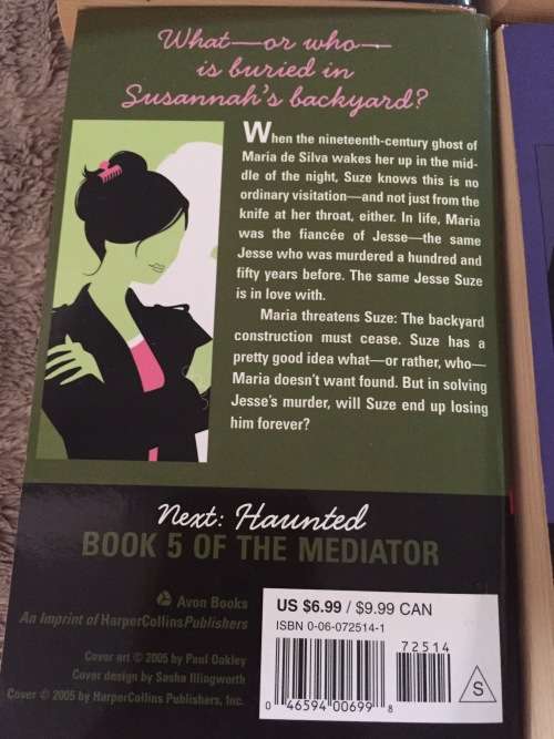 4 X BOOKS (SOFTCOVER) - THE MEDIATOR : TWILIGHT//NINTH KEY//REUNION//DARKEST HOUR: MEG CABOT