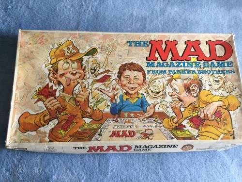 BOARD GAME: THE MAD MAGAZINE BOARD GAME - PARKER BROTHERS (1979)