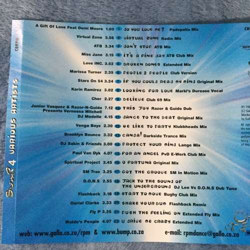 CD - BUMP 4 (LIKE NEW)