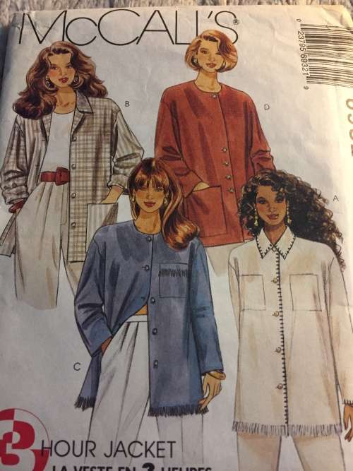 PATTERN MCCALL`S 6932 (UNUSED) - JACKETS (SIZE XS-S-M)