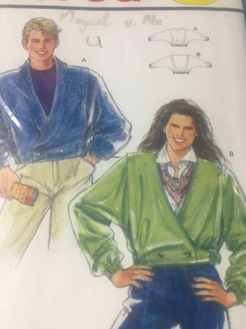 PATTERN BURDA 5103 (UNUSED) - UNISEX JACKET (SIZE 8-16JUN)