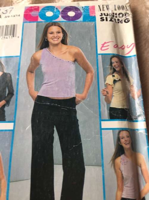 PATTERN NEW LOOK 6137 VARIOUS TOPS and PANTS (SIZE 3/4-13/14)