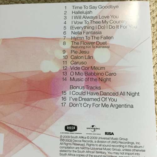 CD - KATHERINE JENKINS: THE ULTIMATE COLLECTION (AS NEW)