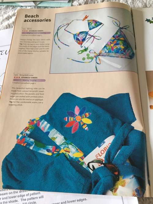 PATTERN BERNINA INSPIRATION (SUMMER 1999) - SWIMWEAR ETC (SEE PICS)