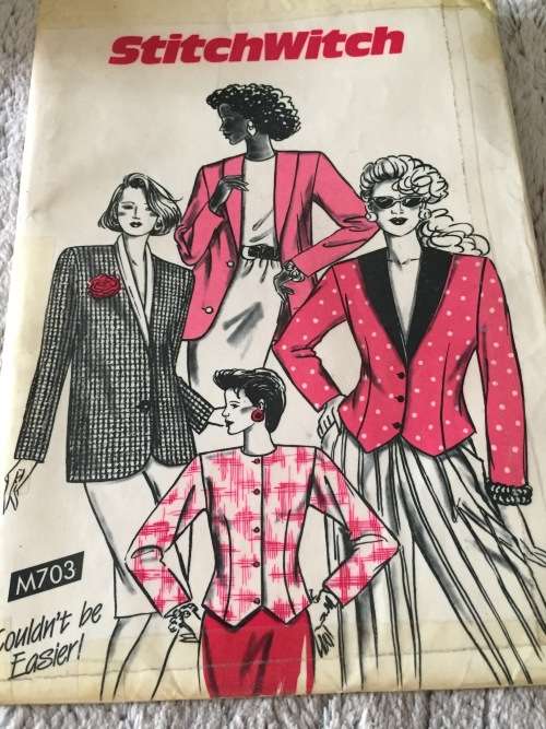 PATTERN STITCHWITCH M703 (UNUSED) - JACKETS (SIZE 6-22)