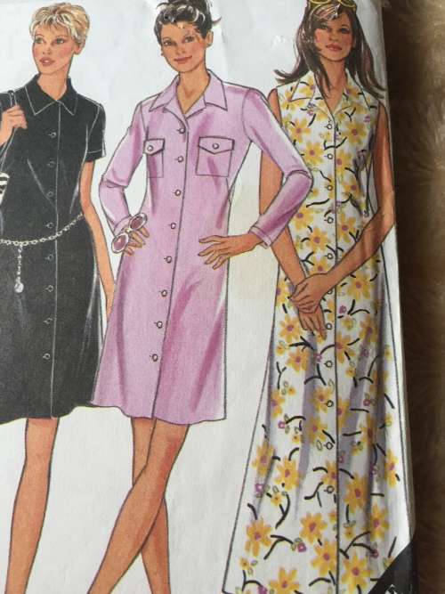 PATTERN NEW LOOK 6595 (LOOP EXCL) - DRESS (SIZE 10-22)