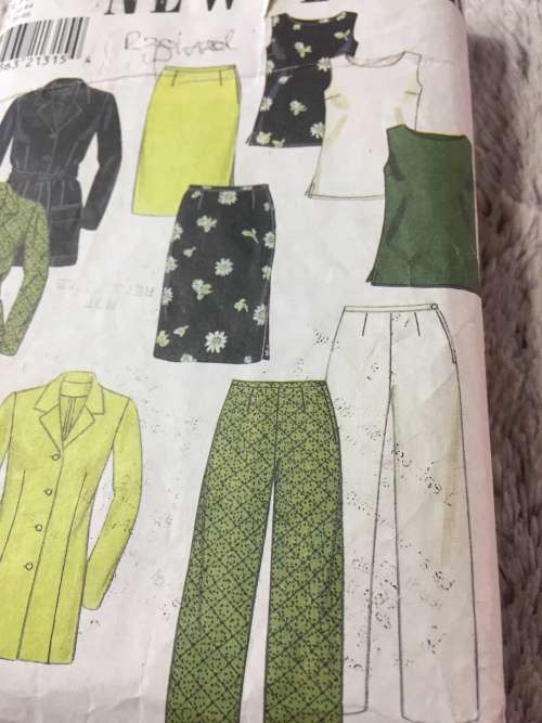 PATTERN NEW LOOK 6733 - JACKET,TOP,SKIRT,PANTS (SIZE 8-18)