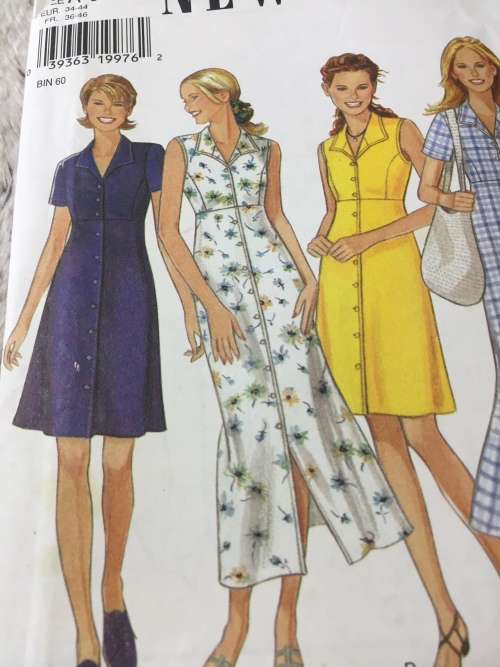 PATTERN NEW LOOK 6610 - DRESSES (SIZE 8-18)