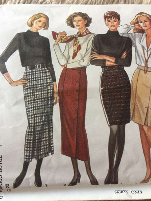PATTERN NEW LOOK 6102 - SKIRTS (SIZE 8-18)