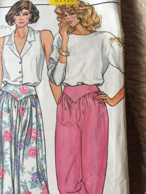 PATTERN BUTTERICK 3773 (CUT ON 16) - SKIRT,CULOTTES,PANTS (SIZE 12-14-16)